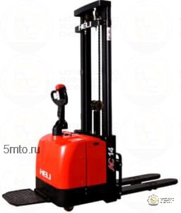 Самоходный штабелер с платформой оператора HELI 1400/3000/Li-Ion