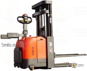 Самоходный штабелер с платформой оператора HELI 1600/3700/Li-Ion