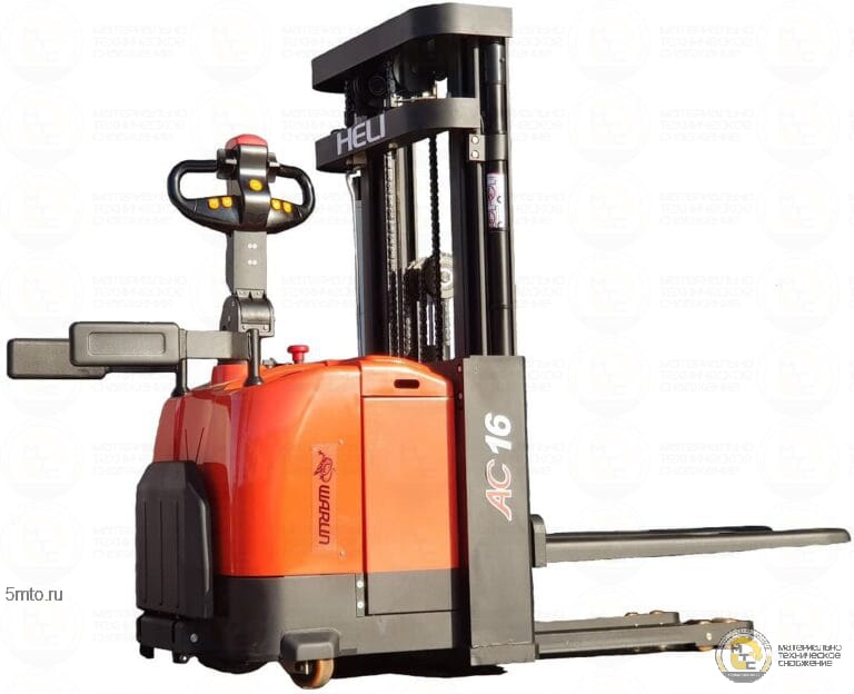 Самоходный штабелер с платформой оператора HELI 1600/6200/Свинцово-кислотная