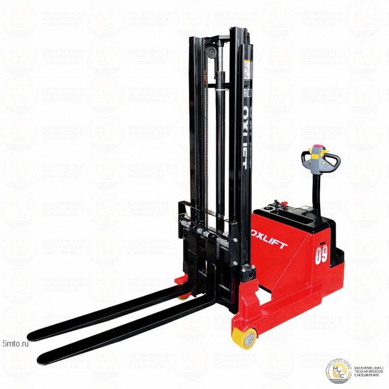 Самоходный штабелер с противовесом OXLIFT TBB09-30 900/3000 (Мини ричтрак)