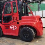 Дизельный вилочный погрузчик EP CPCD70T8 7/4500/FFL/SS//Cabin/Mitsubishi S6ST-thumbnail-0