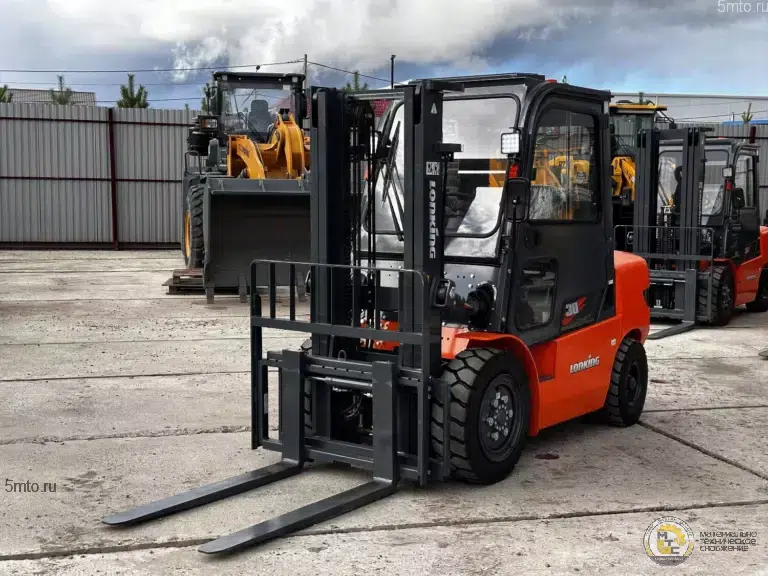 Дизельный вилочный погрузчик LONKING LG35DT 3.5/4800/FFL/SS/Cabin/сиденье/Mitsubishi S4S