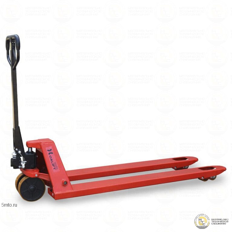 Ручная гидравлическая тележка (рохля) длинновильная OX25-L1800 OXLIFT