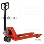 Ручная гидравлическая тележка (рохля) OXLIFT OX25P-RU Premium, резина-thumbnail-0