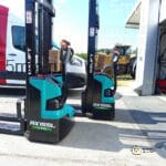 Самоходный штабелер OXLIFT AX155L 1550/2500/Li-ion 100Ah 792782