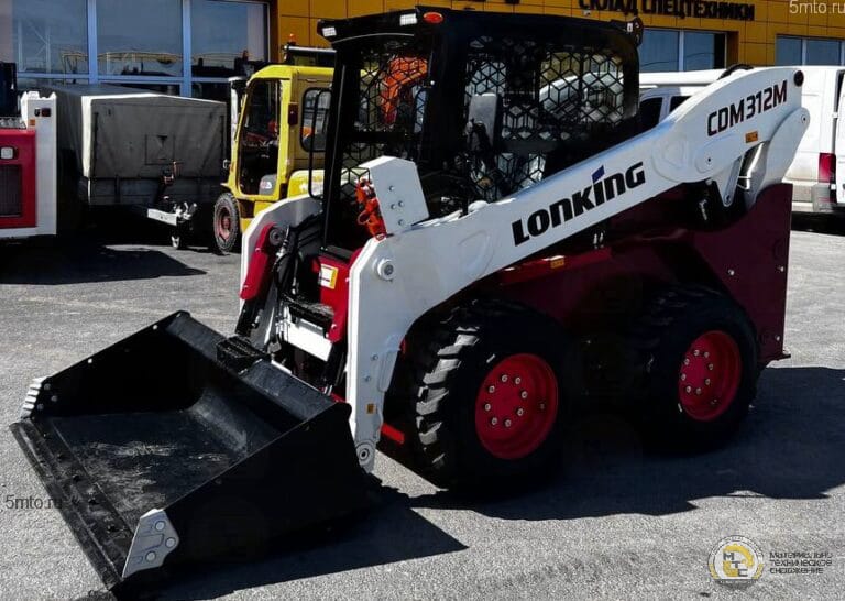 Мини-погрузчик с бортовым поворотом LONKING CDM 312M (Kubota)