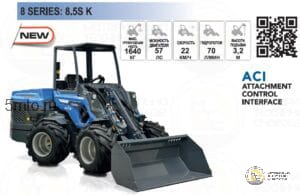 Шарнирно-сочлененный минипогрузчик MultiOne 8.5 SK STAGE V (Премиум)