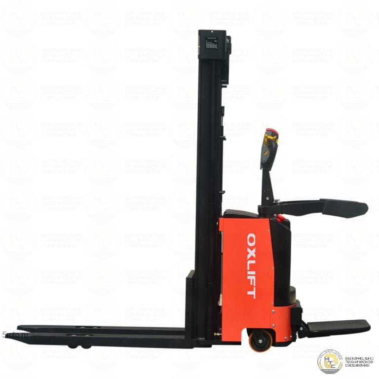 Самоходный штабелер с платформой оператора OXLIFT BX20-4X 2000/3600 с двумя гидроузлами