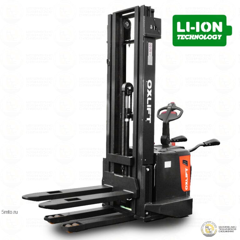 Самоходный штабелер с платформой оператора OXLIFT BX15 1500/5500/Li-ion