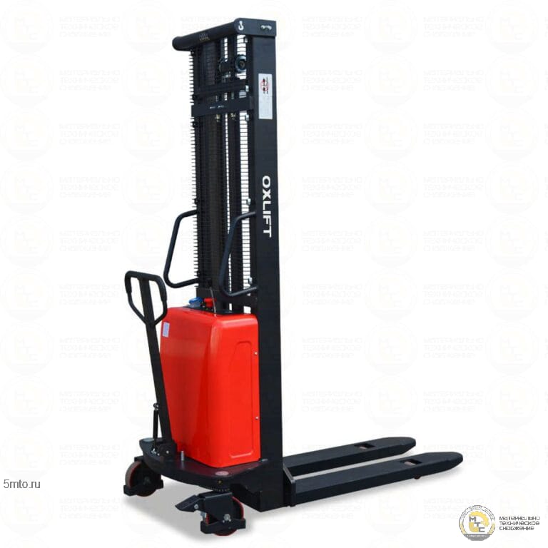 Ручной штабелер с электроподъемом OXLIFT SES 1525F 1500/2500