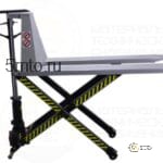 Ручная гидравлическая тележка (рохля) Tisel Technics TX10 ножничным подъемом