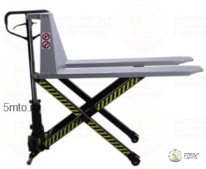 Ручная гидравлическая тележка (рохля) Tisel Technics TX10 ножничным подъемом