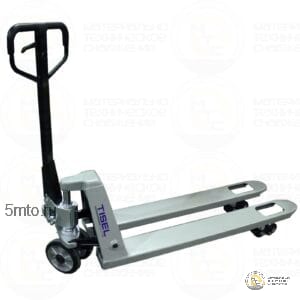 Ручная гидравлическая тележка (рохля) Tisel Technics T25B450 с узкими вилами