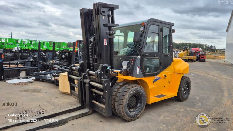 Дизельный вилочный погрузчик CHL CPCD70-W2K2 7/4500/FFL/SS/Cabin/позиционер