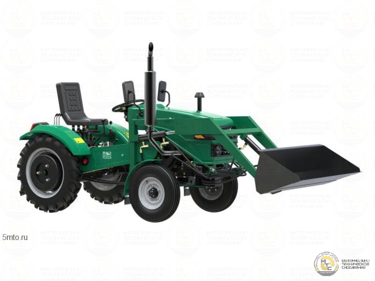 Трактор Файтер T-220B с фронтальным погрузчиком Файтер FEL-200