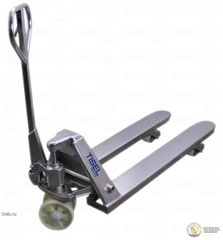 Ручная гидравлическая тележка (рохля) Tisel Technics TZ20 INOX из нержавеющей стали