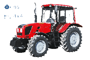 Трактор Беларус 952.3 (952.3 0000010 104) балочный мост, синхронизированная к.п.
