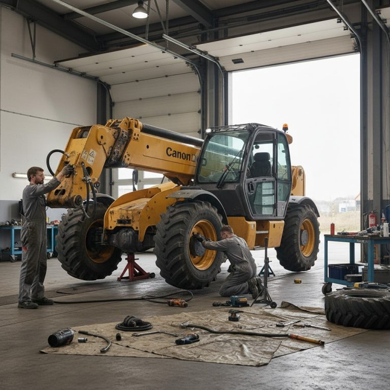 Ремонт телескопических погрузчиков