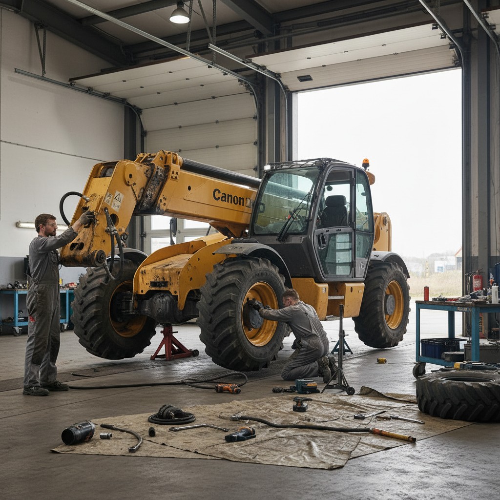Ремонт телескопических погрузчиков