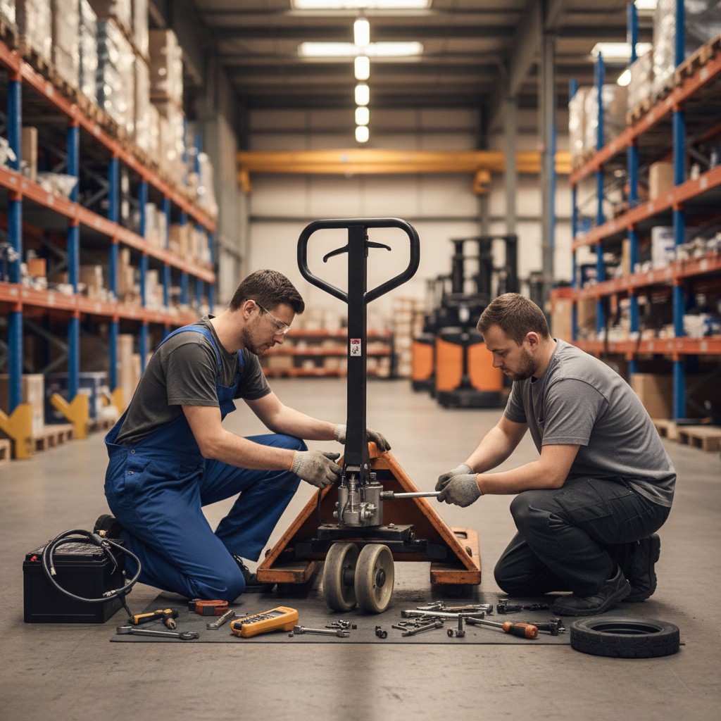 Ремонт транспортировщиков паллет