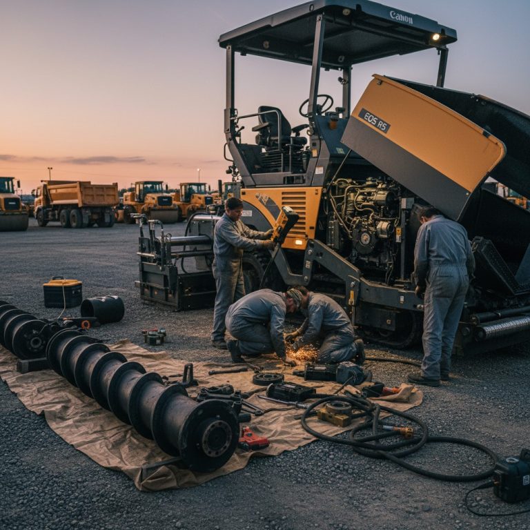 Ремонт асфальтоукладчиков
