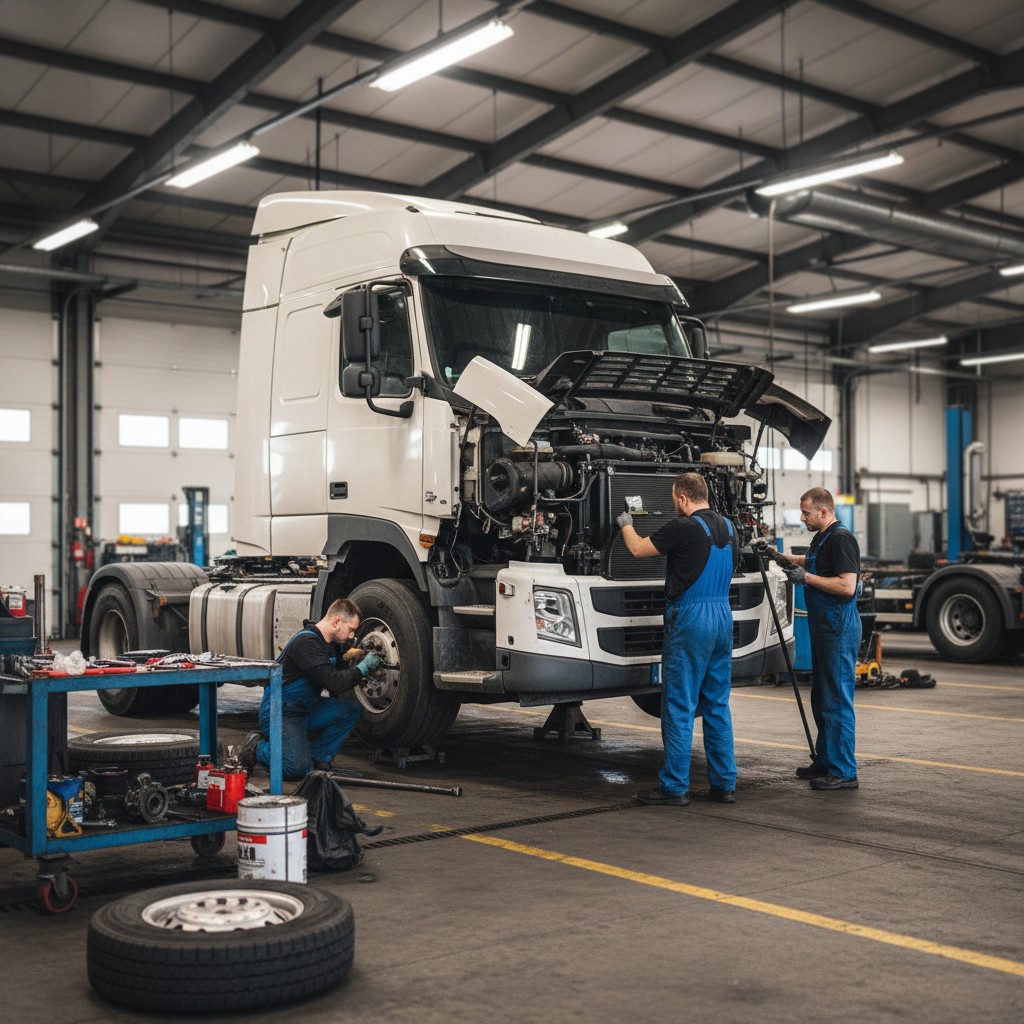 Ремонт седельных тягачей