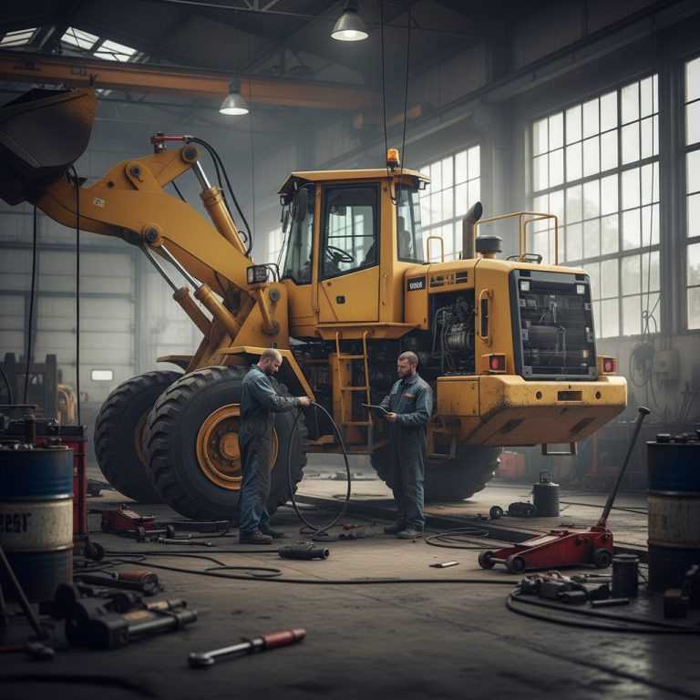 Ремонт фронтальных погрузчиков