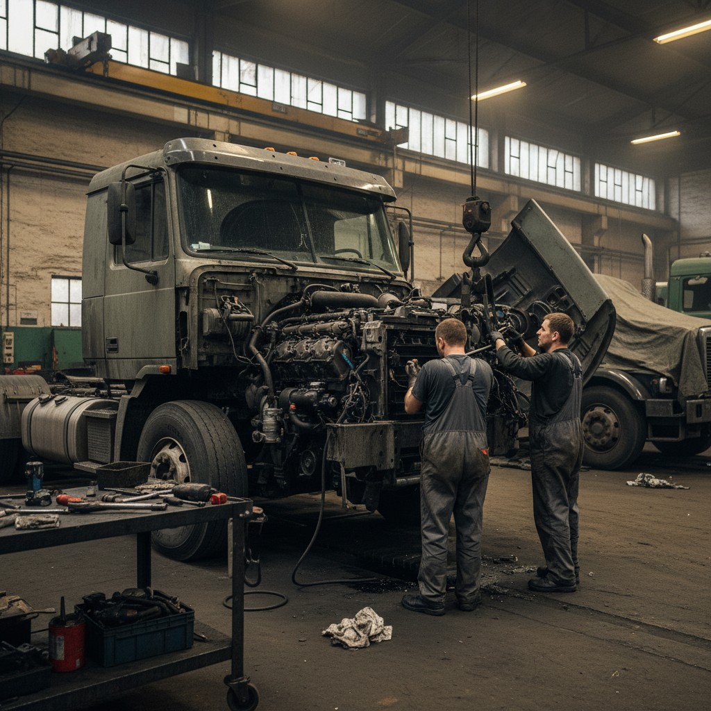 Ремонт грузовых автомобилей