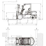 Дизельный вилочный погрузчик HANGCHA GLAVMAN CPCD15-XRW10F 1,5/3000/SS/Isuzu C240-thumbnail-1