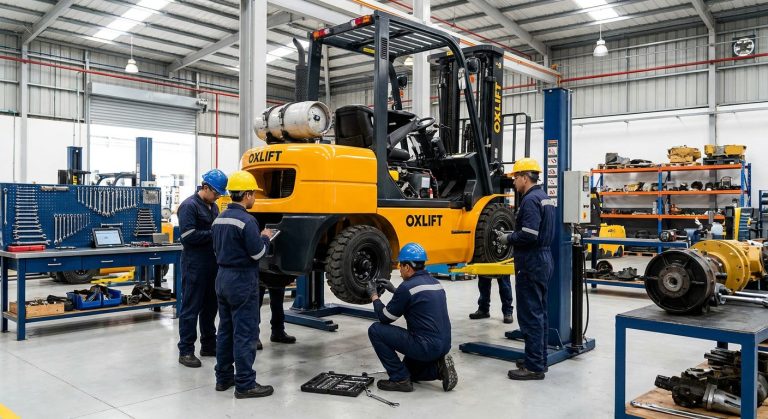 Ремонт вилочных погрузчиков  OXLIFT