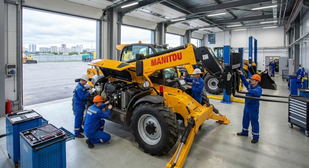 Ремонт телескопических погрузчиков Manitou в Пензе