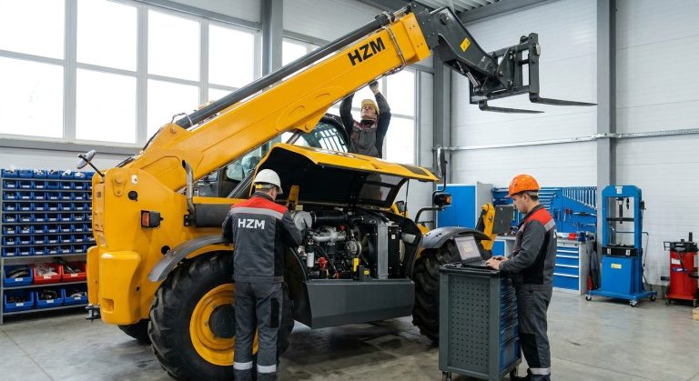 Ремонт телескопических погрузчиков HZM в Пензе