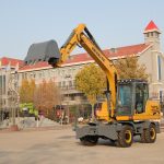Колесный экскаватор HENGTE HT160W-thumbnail-2