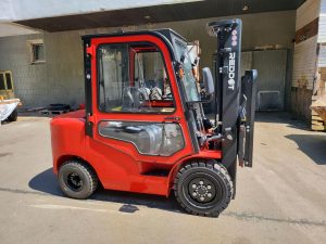 Дизельный вилочный погрузчик EP (REDDOT) CPCD35K2 3,5/4800/FFL/SS/cabin/solid